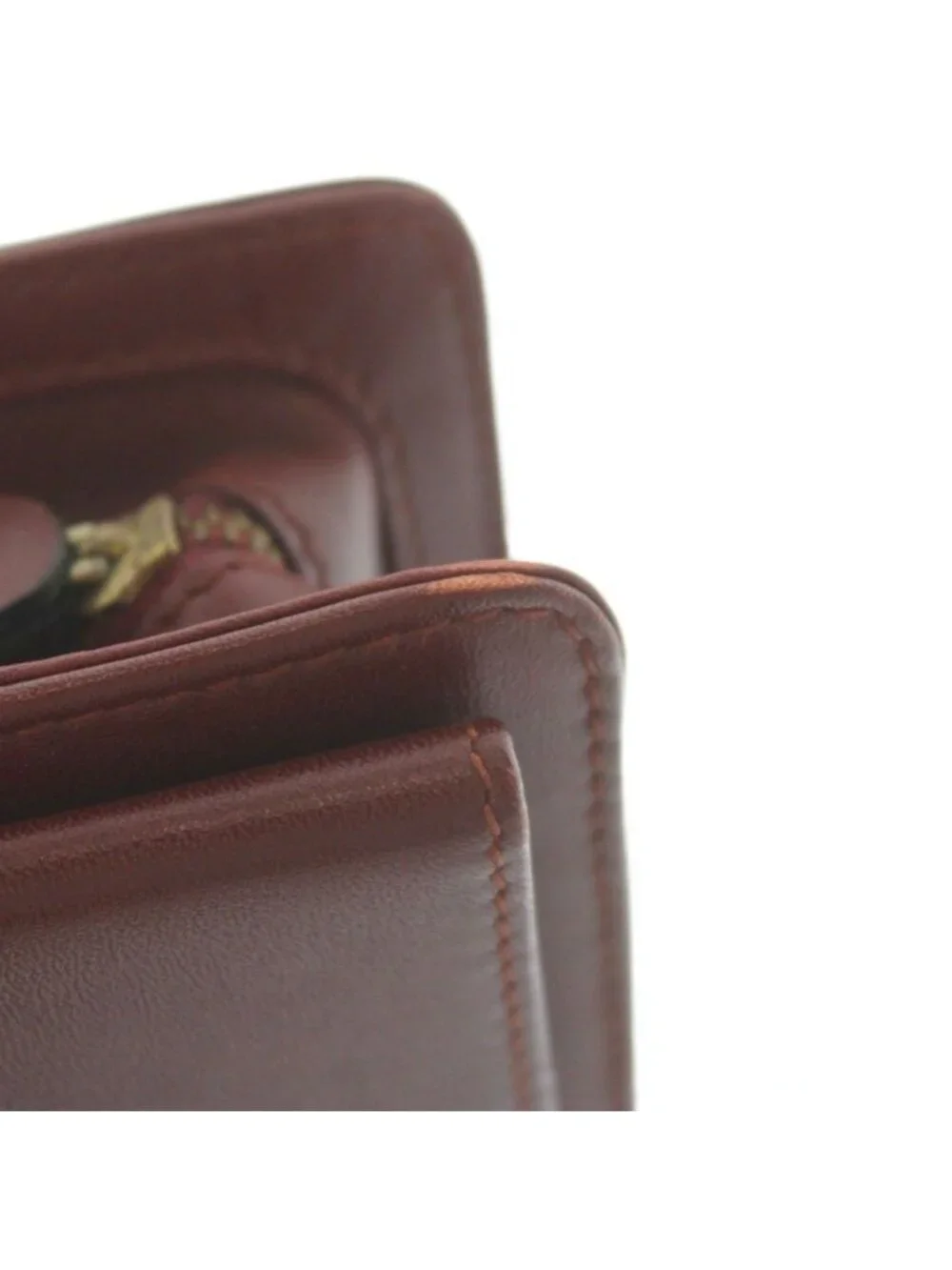 Cartier Clutch Leather Bordeaux